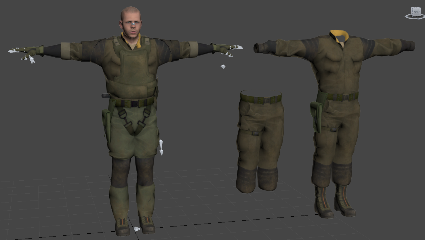 Metal Gear Solid 4 3d Models Able